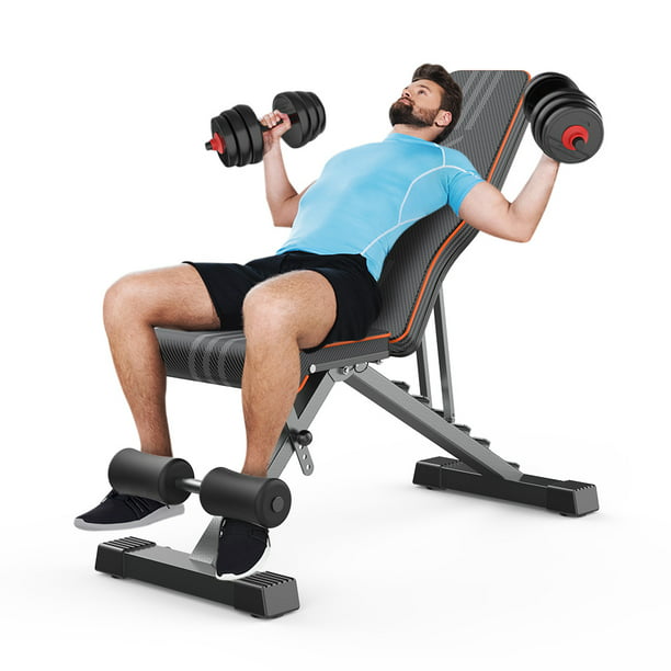 Details about   Adjustable Weight Bench dumbbell bench Weight Lifting Training  Fitness Home US